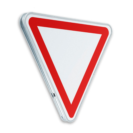 Panneau Cédez le passage à l´intersection - AB3 - Gamme standard - Classe 1