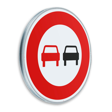 Panneau Interdiction de dépasser - B3 - Gamme standard - Classe 1 Panneau Interdiction de dépasser - B3 - Gamme standard - Classe 1