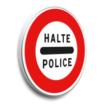 Panneau Arrêt police - B5b - Gamme standard - Classe 1