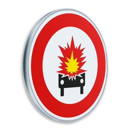 Panneau Accès interdit aux véhicules - B18a - Gamme standard - Classe 1 Panneau Accès interdit aux véhicules - B18a - Gamme standard - Classe 1