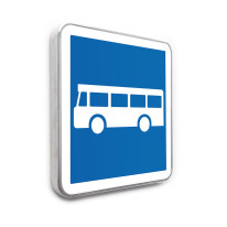Panneau Arrêt d´autobus - C6 - Gamme standard - Classe 1