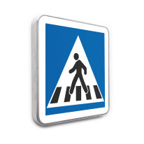 Panneau Passage pour piétons - C20a - Gamme standard - Classe 1