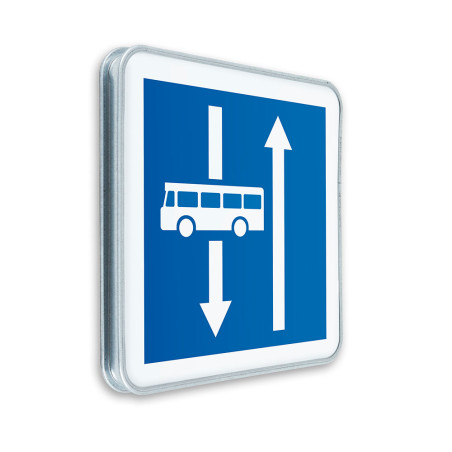 Panneau Conditions Particulières de Circulation pour les bus - C24AEX4 - Gamme standard - Classe 1