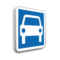 Panneau Route à accès réglementé - C107 - Gamme standard - Classe 1