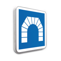 Panneau d´Indication d´Entrée d´un Tunnel - C111 - Gamme standard - Classe 1