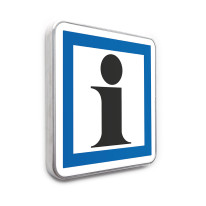 Panneau routier Office de tourisme - CE3a - Gamme standard - Classe 1