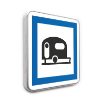 Panneau Camping pour caravanes - CE4b - Gamme standard - Classe 1