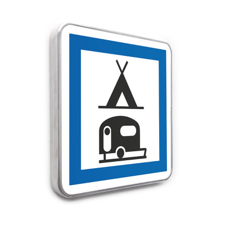 Panneau Camping pour tentes et caravanes - CE4c - Gamme standard - Classe 1 Panneau Camping pour tentes et caravanes - CE4c - Gamme standard - Classe 1