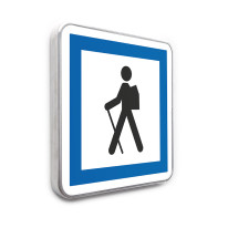 Panneau Point de départ d´un itinéraire pédestre - CE6a - Gamme standard - Classe 1