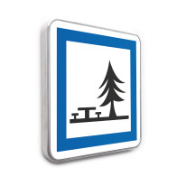 Panneau d´indication Emplacement pour pique-nique - CE7 - Gamme standard - Classe 1