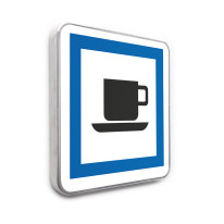 Panneau Débit de boissons ou cafétéria - CE18 - Gamme standard - Classe 1
