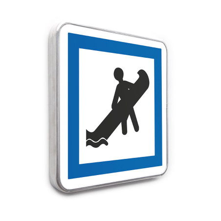 Panneau Emplacement de mise à l´eau d´embarcations légères - CE19 - Gamme standard - Classe 1