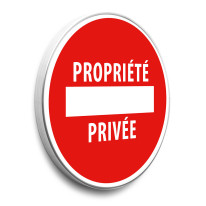 Propriété Privée Panneau - Gamme standard - Classe 1