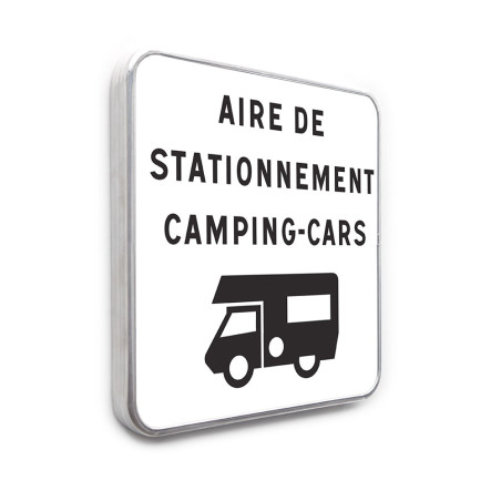 Panneau Aire De Stationnement Camping - Gamme standard - Classe 1