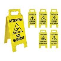 Chevalet de signalisation jaune - Direct Signalétique