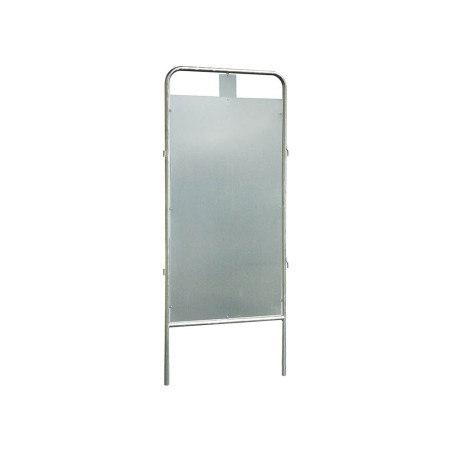 Panneau électoral - Affichage pour 1 candidat - tube rond Ø 35 mm - H 1700 x L 1000 mm - Panneau seul