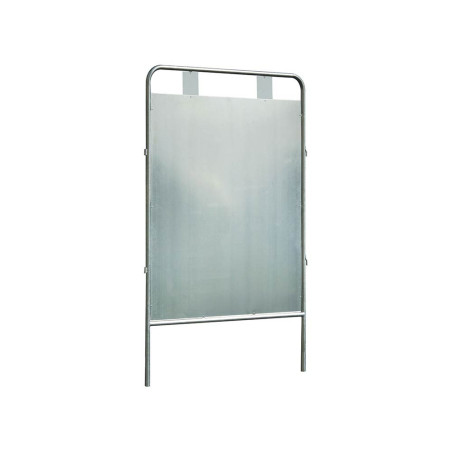 Panneau électoral - Affichage pour 2 candidats - tube rond Ø 35 mm -  H 1700 x L 1500 mm - Panneau seul