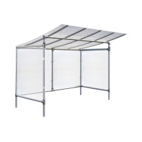 Abri velo pas cher - Module tout en un (initial + bardages latéraux + bardage de fond)