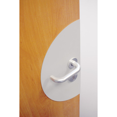 Plaque de propreté Demi-lune - PVC antibactérien -