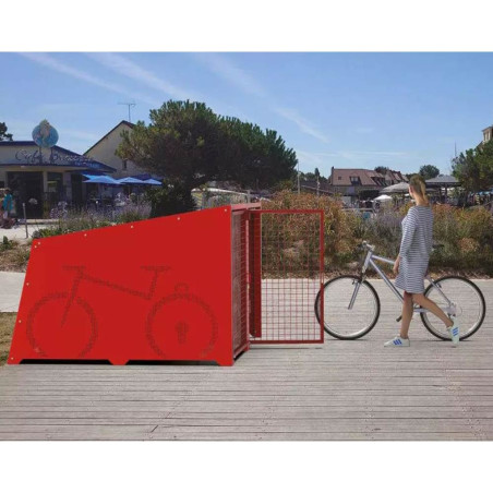 Box à vélos en situation