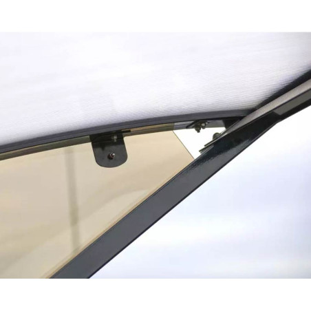 Bardages latéraux supérieurs pour abri vélo - fixation