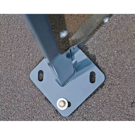 Abri pour vélo - Fixation