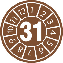 Pastilles calendrier 31