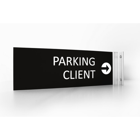 Drapeau gravé recto/verso Intérieur/Extérieur