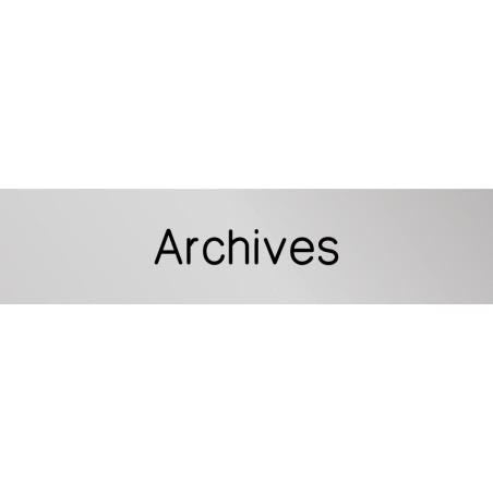 Signalétique gravée Archives  - Gamme Métal