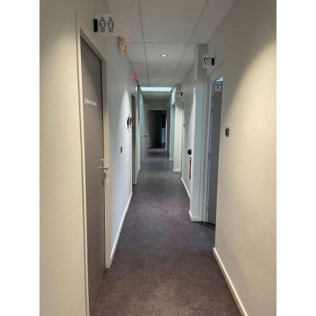 Drapeau H150 x L250 - Toilettes Homme/Femme - Gamme ICE