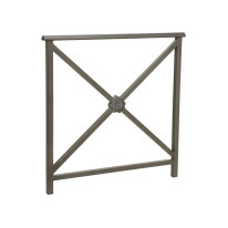 Barrière de ville rosace - Gris - 1 000 mm