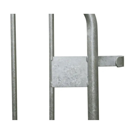 Barrière amovible de sécurité type police (18 barreaux) - zoom