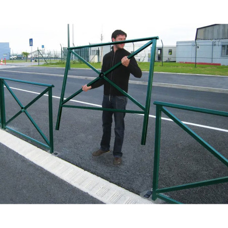 Kit d'amovibilité pour barrière 50 x 30 mm - en situation