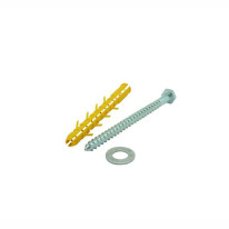 Fixation universelle pour butée de parking en bois