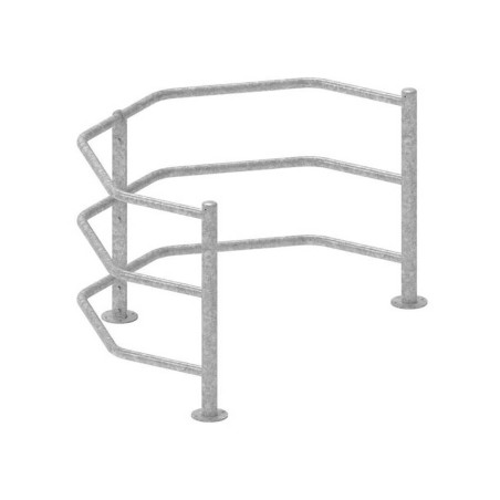 Barrière sélective fixe - gris