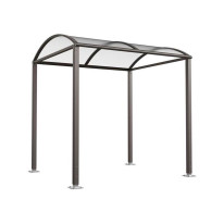 Passage couvert voûté S - module initial - gris