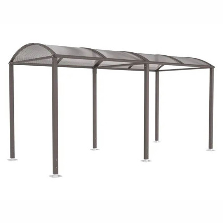 Passage couvert voûté M en verre - module initial + complémentaire