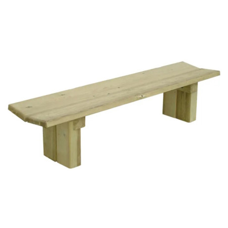 Banquette en bois traditionnel