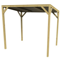 Pergola en bois simple