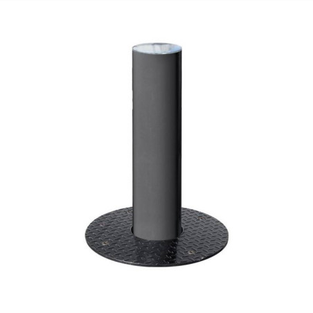 Borne de voirie rétractable - 160 mm - gris