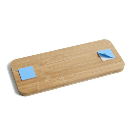 Plaque de porte Bureau 60x150 mm - gamme Bamboo rectangle