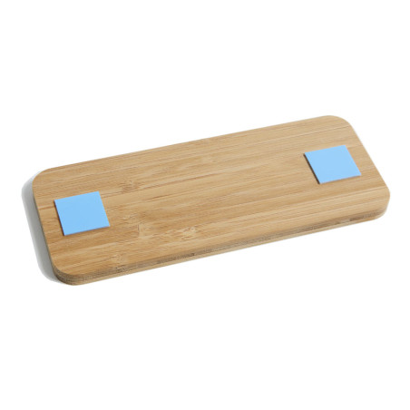 Plaque de porte Cafétéria 60x150 mm - gamme Bamboo rectangle