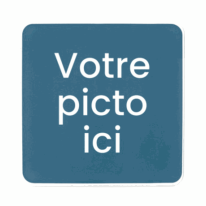 Plaque de porte Targa Trends® - Personnalisée - 120 x 120 mm