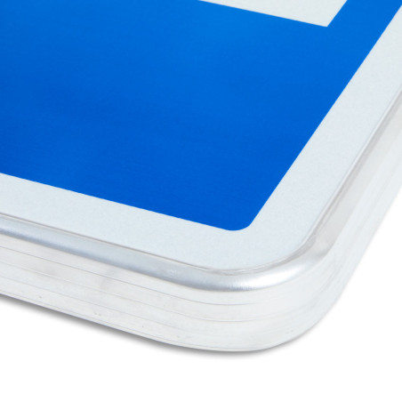 Panneau Sortie de zone de rencontre - B53 - Zoom avant- Gamme standard - Classe 1