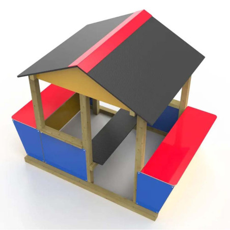 Cabane pour enfants multicolore