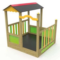Cabane pour enfants en bois