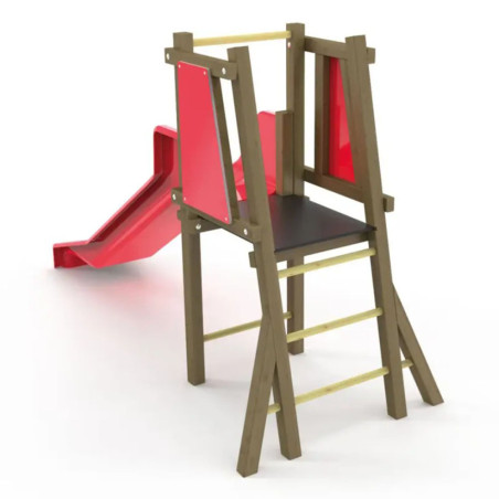 Toboggan pour enfants hauteur de glisse 1100 mm