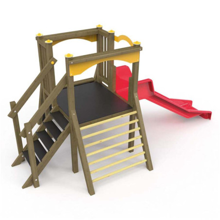 Structure multi-activités pour enfants en bois