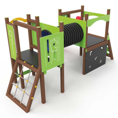 Stucture multi-activités pour enfants en alu