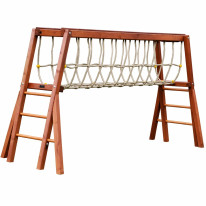 Pont équilibre avec corde aire de jeux